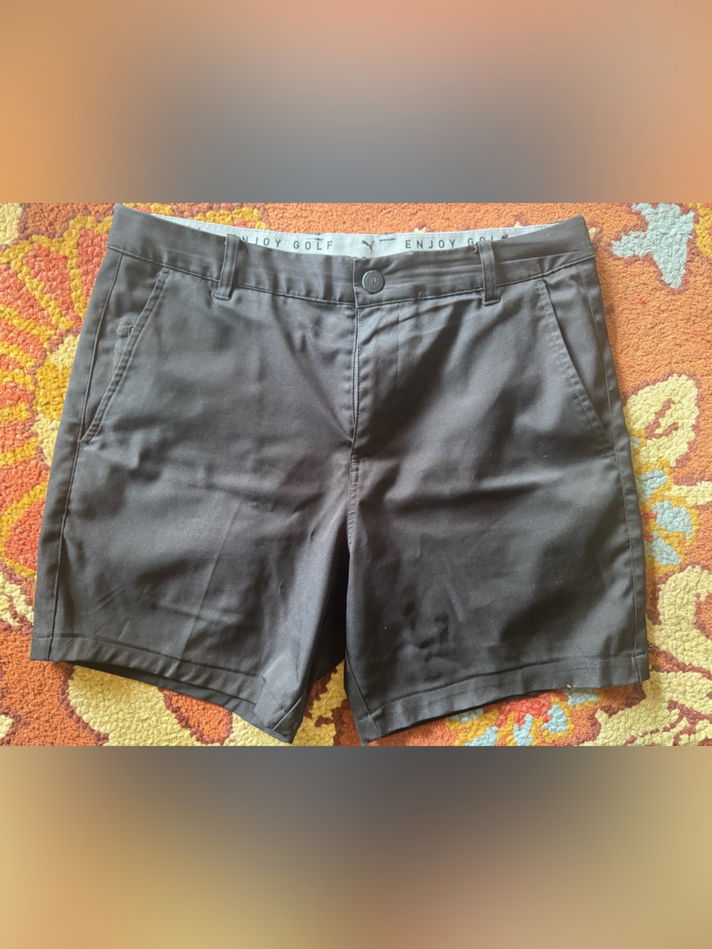 Men’s black puma golf short size 30/6”inseam